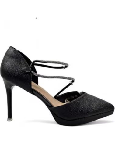TIMBOS SANDALIA TACON FIESTA MUJER NEGRO 130645