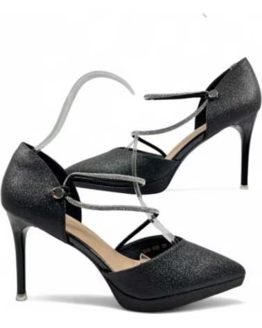 TIMBOS SANDALIA TACON FIESTA MUJER NEGRO 130645