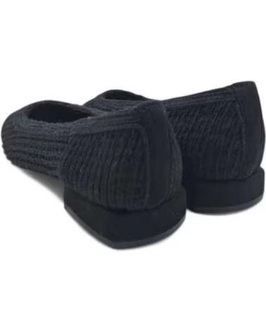 TIMBOS SAPATILHA PLANA FEMININA PRETA 131076 NEGRO
