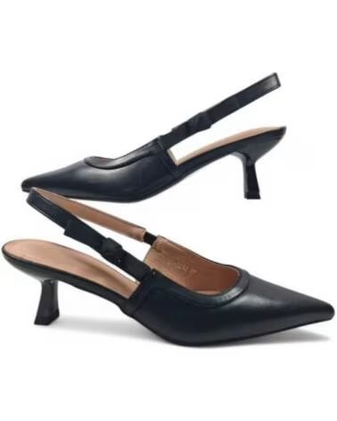 TIMBOS DAMEN SLINGBACK SANDALETTE ABSATZ SCHWARZ 131100 NEGRO