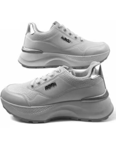 TIMBOS SAPATILHA DESPORTIVA DE MULHER BRANCO PRATA 131060 PLATA