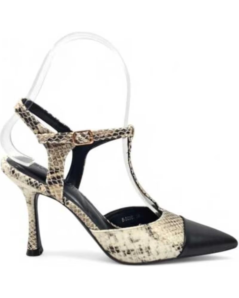 TIMBOS DAMEN SLINGBACK PUMPS REPTIL 131104 SCHWARZ-REPTIL NEGRO-REPTIL AL TONO