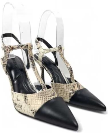 TIMBOS DAMEN SLINGBACK PUMPS REPTIL 131104 SCHWARZ-REPTIL NEGRO-REPTIL AL TONO