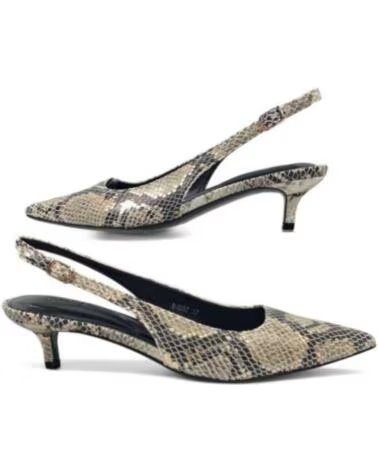 TIMBOS SALTO DESCALÇO MULHER REPTIL 131105 PRETO-REPTIL NEGRO-REPTIL AL TONO