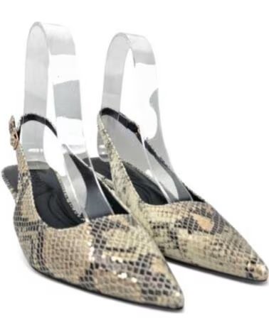 TIMBOS SALTO DESCALÇO MULHER REPTIL 131105 PRETO-REPTIL NEGRO-REPTIL AL TONO