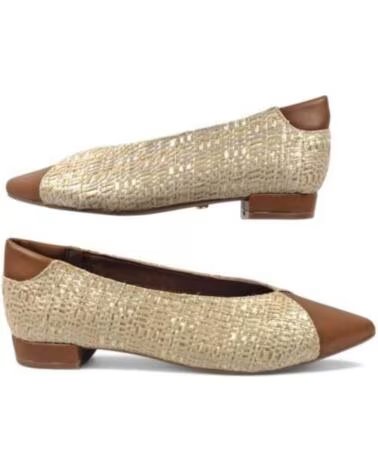 TIMBOS SAPATO PLANO CASUAL ELEGANTE MULHER CAMEL 131096