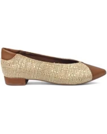 TIMBOS SAPATO PLANO CASUAL ELEGANTE MULHER CAMEL 131096