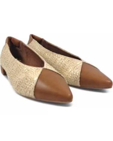 TIMBOS SAPATO PLANO CASUAL ELEGANTE MULHER CAMEL 131096