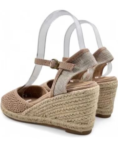 TIMBOS SANDÁLIA ANABELA ESPADRILLE MULHER BEGE 131168 BEIGE