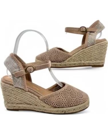TIMBOS SANDÁLIA ANABELA ESPADRILLE MULHER BEGE 131168 BEIGE