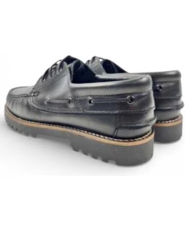 TIMBOS SAPATO NÁUTICO HOMEM PELE PRETO 131173 NEGRO