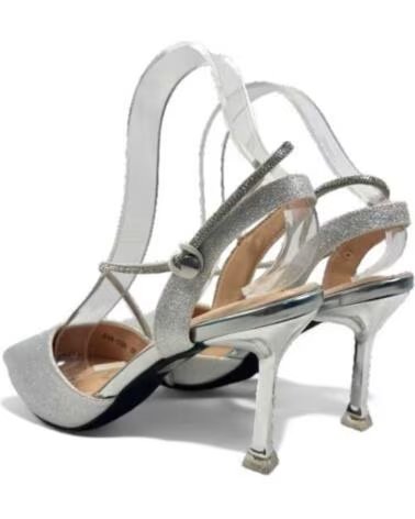 TIMBOS DAMEN PARTY ABSATZ SANDALE SILBER 131174 PLATA