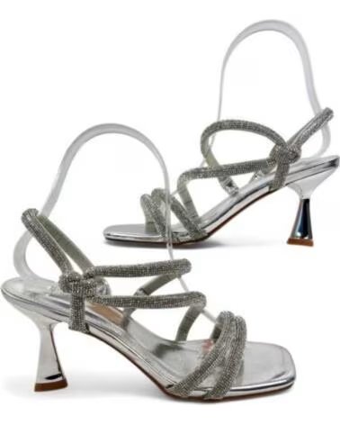 TIMBOS SANDÁLIA SALTO FESTA 131252 PRATA PLATA