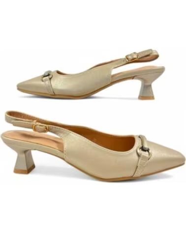 TIMBOS SLINGBACK PUMPS 131237 ORO