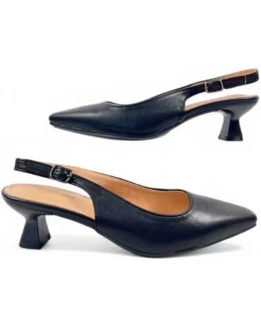 TIMBOS SCARPE CON TACCO E SLINGBACK DONNA 131238 NEGRO