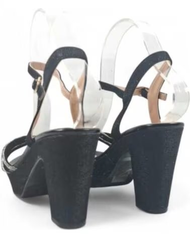 TIMBOS SANDALIA TACÓN FIESTA MUJER NEGRO 131314
