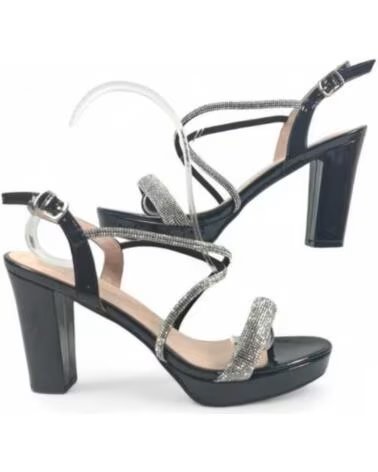 TIMBOS DAMEN PARTY ABSATZ SANDALETTE SCHWARZ 131312 NEGRO
