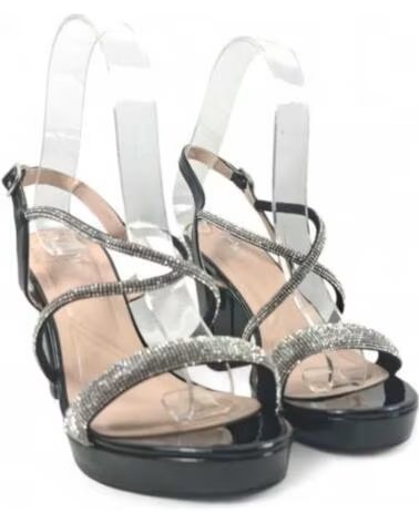 TIMBOS DAMEN PARTY ABSATZ SANDALETTE SCHWARZ 131312 NEGRO