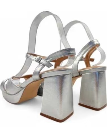 TIMBOS SANDALO TACCO FESTA DONNA 131538 ARGENTO PLATA