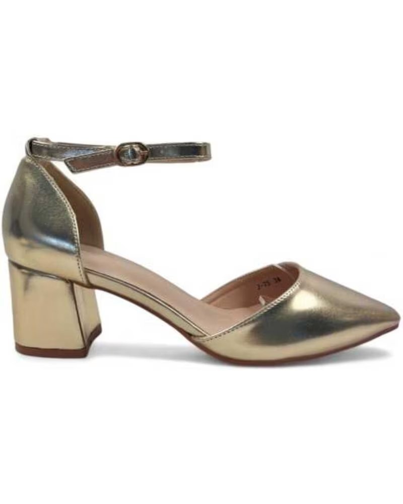 TIMBOS SALTO DE FESTA FEMININO COR OURO 131417 ORO
