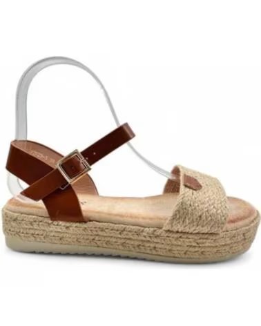 TIMBOS SANDALO ESPARTO PIATTO DONNA BEIGE 131537