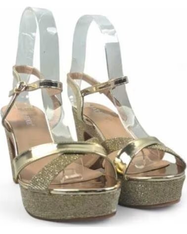 TIMBOS SANDALIA TACÓN FIESTA PLATAFORMA MUJER 131630 ORO