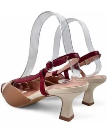 TIMBOS SALTO SLINGBACK FORMAL MULHER VINHO 131390 BEIGE