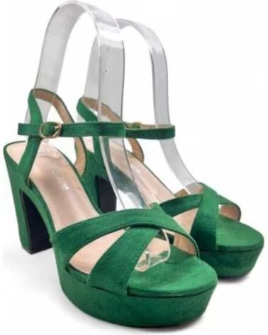 TIMBOS DAMEN ABSATZ PLATEAUSANDALE ELEGANT 131425 GRÜN VERDE