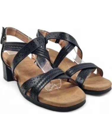 TIMBOS SANDÁLIA SALTO VESTIDO 131694 NEGRO
