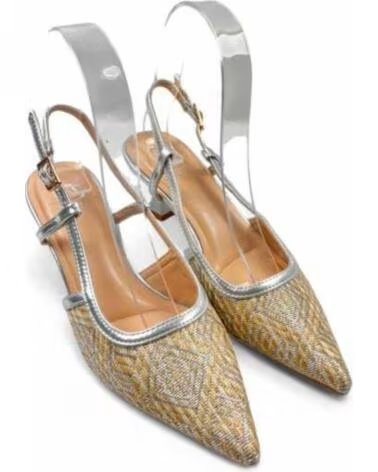 TIMBOS TACCO SLINGBACK ELEGANTE 131457 PLATA