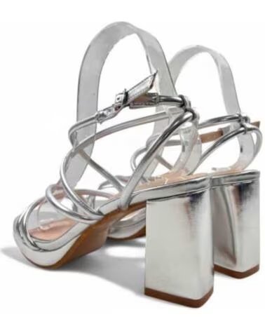 TIMBOS SANDALI CON TACCO DA FESTA E PIATTAFORMA DONNA 131695 ARGENTO PLATA