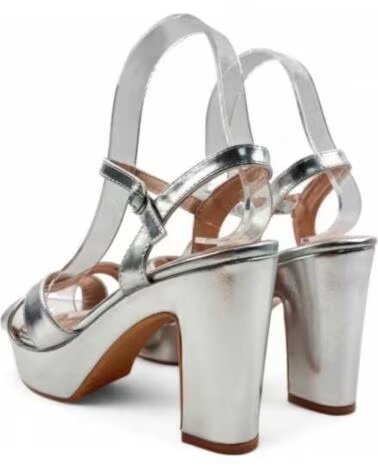 TIMBOS SANDALIAS DE TACÓN PARA FIESTA Y CEREMONIA 131629 PLATA