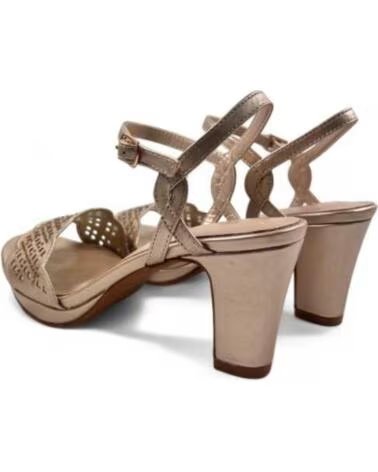 TIMBOS SANDALE TALON FETE FEMME TAUPE 131826