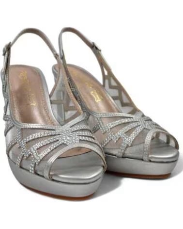 TIMBOS SANDALO TACCO FESTA DONNA ARGENTO 131817 PLATA