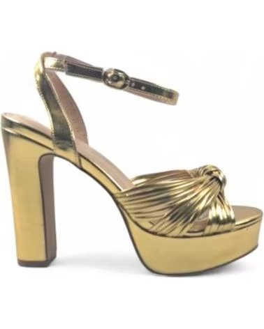 TIMBOS SANDALIA TACON PLATAFORMA FIESTA MUJER ORO 131786