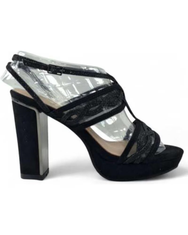 TIMBOS SANDALIA TACON PLATAFORMA FIESTA MUJER 131814 NEGRO