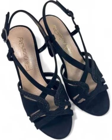 TIMBOS SANDALO TACCO FESTA DONNA 131816 NEGRO