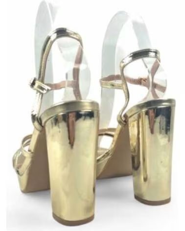 TIMBOS SANDALIA TACÓN PLATAFORMA FIESTA 131837 ORO