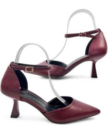 TIMBOS OUTLET SCARPE CON TACCO ELEGANTI DA DONNA VINO 132015