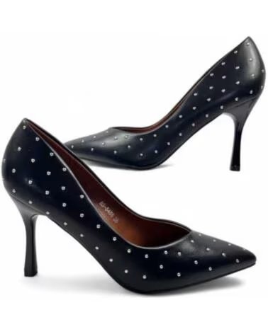 TIMBOS SCARPIN SALTO VESTIDO 132004 PRETO NEGRO