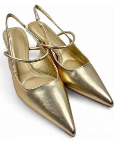 TIMBOS SALTO SLINGBACK DE FESTA MULHER OURO 132044 ORO