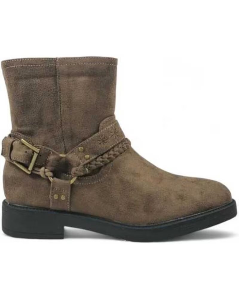 TIMBOS BOTAS PLANAS MULHER 132078 BEIGE