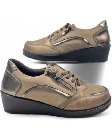 TIMBOS SAPATILHA CUNHA INTERIOR 132065 TAUPE