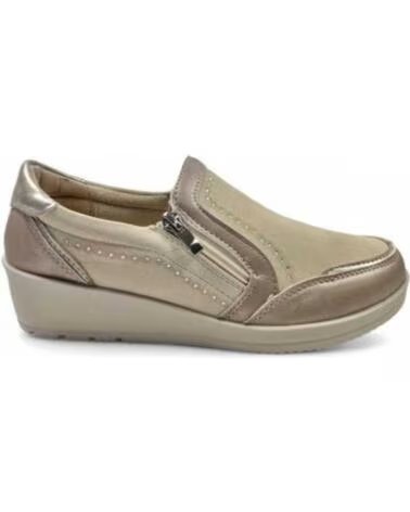 TIMBOS SAPATILHAS CUNHA INTERIOR MULHER BEGE 132064 BEIGE
