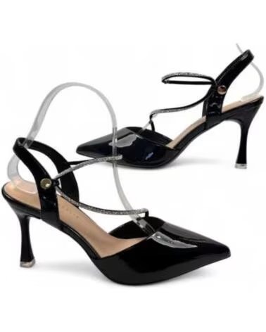 TIMBOS SANDALIA TACÓN FIESTA 132092 NEGRO