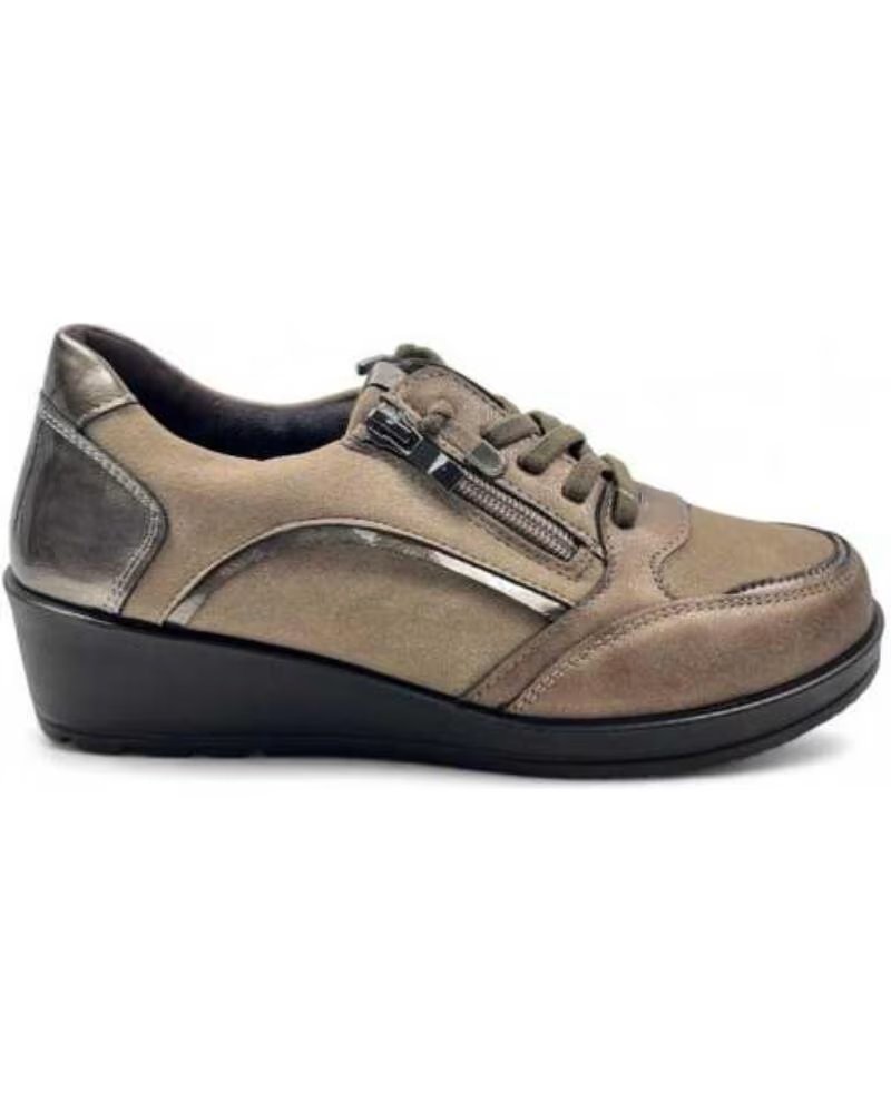 TIMBOS SAPATILHA CUNHA INTERIOR 132065 TAUPE