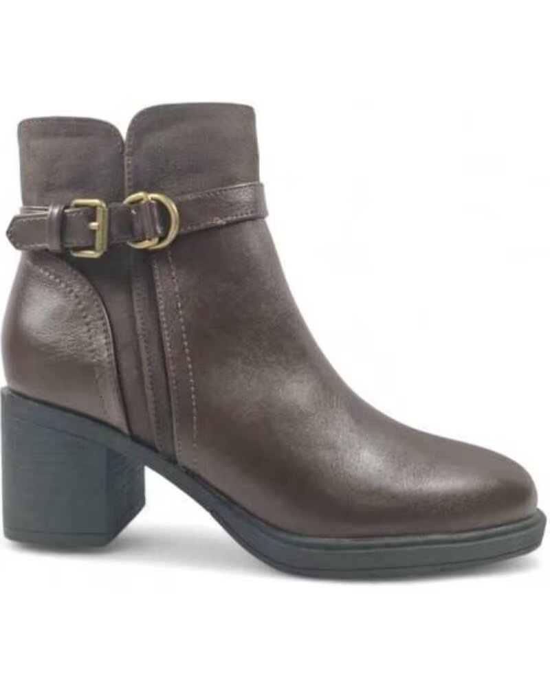 TIMBOS BOTAS DE SALTO PARA MULHER CASTANHO 132075 MARRON