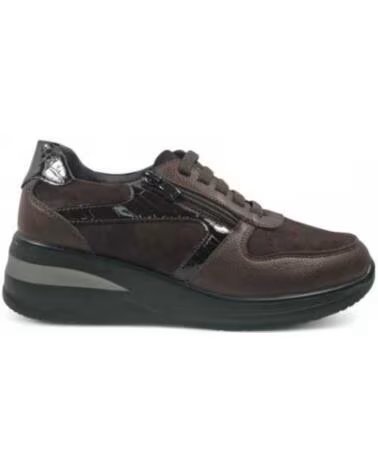 TIMBOS SAPATILHAS CUNHA INTERIOR 132060 CASTANHO MARRON