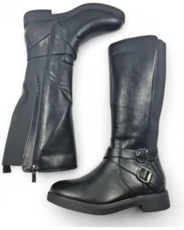 TIMBOS BOTA PLANA DE MUJER 132107 NEGRO