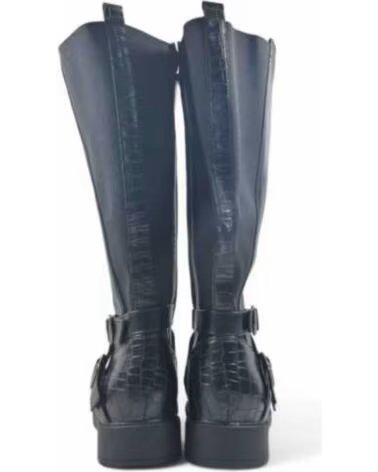 TIMBOS BOTA PLANA DE MUJER 132107 NEGRO